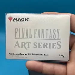 Nibelheim Aflame - Art Series 35/53 - Final Fantasy MTG - Art Card NM - Image 4