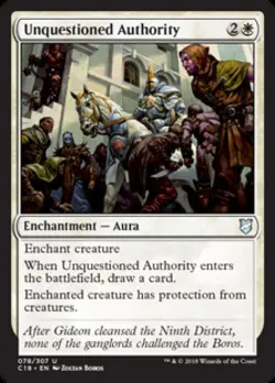 Unquestioned Authority - Light Play MTG Commander 2018 - Image 1