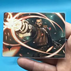MTG -GOLD STAMP Barret Wallace Signature Art Series - Final Fantasy (8/53) - Image 3