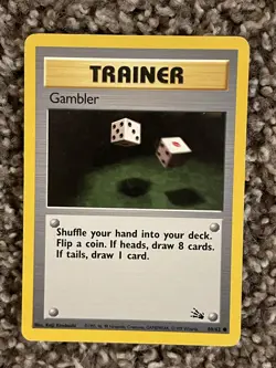 Gambler Fossil Pokemon #60/62 Common - Image 1