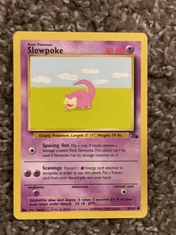 Slowpoke Fossil Pokemon #55/62 Common - Image 1