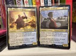 MTG - Final Fantasy - Cid, Timeless Artificer (0417) -d847 & 0413 LOT - Image 1