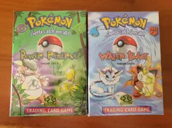 Factory Sealed Pokemon Water Blast & Power Reserve Theme Deck W/ Display Jungle - Image 2