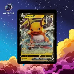 Carte Pokemon Raichu V 045/172 Epee & Bouclier Stars Etincelantes Francais - Image 1