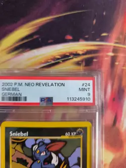Pokemon Card Sneasel Sniebel Neo Revelation 2001 German Deutsch PSA 9 - Image 4