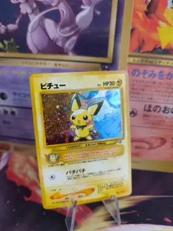Pokemon Karte Card Pichu Neo Genesis Gsnw 2000 Gold Silver Holo Wotc japanese NM - Image 1