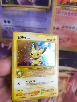 Pokemon Karte Card Pichu Neo Genesis Gsnw 2000 Gold Silver Holo Wotc japanese NM - Image 2