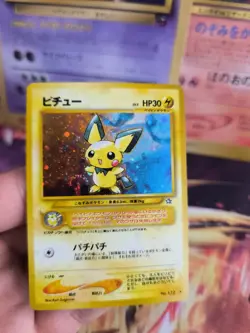 Pokemon Karte Card Pichu Neo Genesis Gsnw 2000 Gold Silver Holo Wotc japanese NM - Image 4
