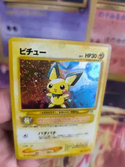 Pokemon Karte Card Pichu Neo Genesis Gsnw 2000 Gold Silver Holo Wotc japanese NM - Image 5