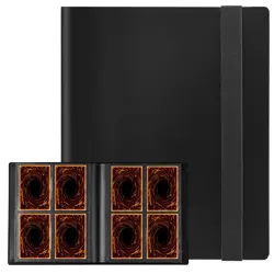 Card Binder, Upgraded 4 Pockets Trading Card Collection Binder for Cards, 160... - Image 1