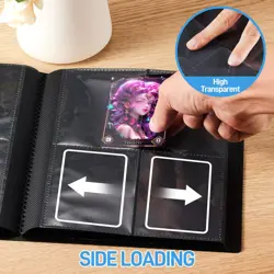 Card Binder, Upgraded 4 Pockets Trading Card Collection Binder for Cards, 160... - Image 5