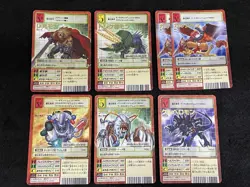 Lot of 7 Old Digimon Card red frame Japanese TCG CCG Digital Monster G55899 - Image 1