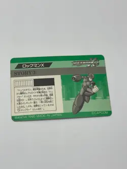 1995 Bandai Carddass Mega Man X3 Prism Card No.90 Rockman CAPCOM Japan Vintage H - Image 5