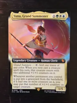 MTG Final Fantasy English Yuna, Grand Summoner Extended Art 0192 Non-Foil - Image 1