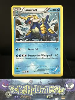 Pokemon Card Samurott 41/149 Boundaries Crossed Holo Rare L/P - Image 1