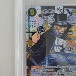 Sabo Comic Parallel OP04 083 PSA10 One Piece Card Rare Kingdom of Deceit - Image 2