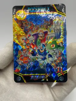 1993 Bandai Carddass Mega Man X Prism Card No.5 | Rockman CAPCOM Japan Vintage H - Image 1