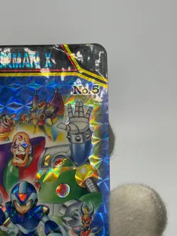 1993 Bandai Carddass Mega Man X Prism Card No.5 | Rockman CAPCOM Japan Vintage H - Image 2