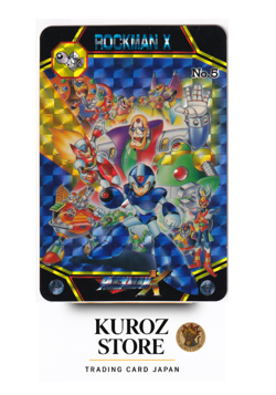 1993 Bandai Carddass Mega Man X Prism Card No.5 | Rockman CAPCOM Japan Vintage H - Image 5