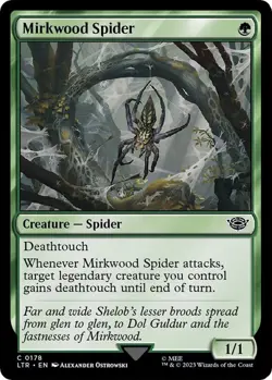 Mirkwood Spider 0178 MTG LTR Common NP - Image 1