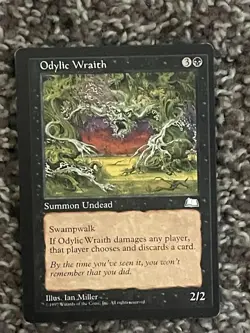 Odylic Wraith Weatherlight MTG Uncommon - Image 1