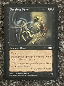 Fledgling Djinn Weatherlight MTG # Common - Image 1