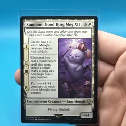 Summon: Good King Mog XII - FINAL FANTASY COMMANDER - FIC 0026 NM - MTG Magic - Image 3