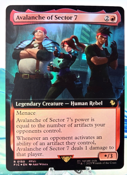 MTG Final Fantasy Avalanche of Sector 7 (Borderless Foil) 0150 - Image 1