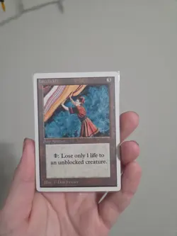 re mtg forcefield, white border unlimited edition art by Dan Frazier - Image 1