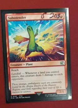 Sabotender - 153 - FIN - NM - MTG Magic the Gathering - Image 1