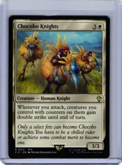 Chocobo Knights - MTG - Commander: Final Fantasy - Excellent NM - Image 1