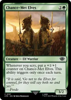 Chance-Met Elves 0157 MTG LTR Common NP - Image 1