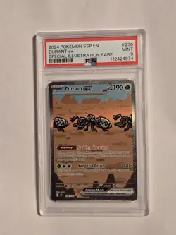 2024 Pokemon - Surging Sparks - Durant EX SIR 236/191 - Mint - PSA 9 - Image 1
