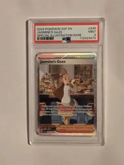2024 POKEMON TCG SSP EN-SURGING SPARKS SPECIAL ILLUSTRATION JASMINE'S GAZE PSA 9 - Image 1