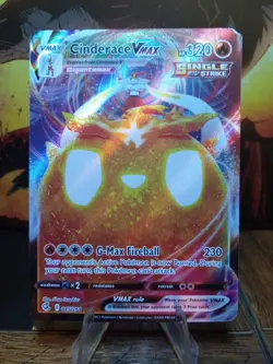 2021 Pokemon Fusion Strike Cinderace VMAX #045 - Image 1