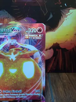 2021 Pokemon Fusion Strike Cinderace VMAX #045 - Image 3