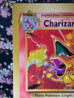 Charizard Jumbo Base Set Corocoro comic 4/102 Japanese Pokemon Card [Near Mint] - Image 3