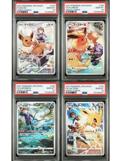 PSA 10 Eevee & Eeveelutions CHR 4Set VMAX Climax Japanese Pokemon Cards Rare - Image 1