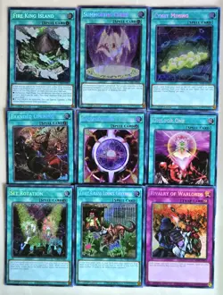 Yugioh! Quarter Century Bonanza Lot Of 9 Spell/ Trap Cards (Secret Rare) 1st Ed. - Image 1