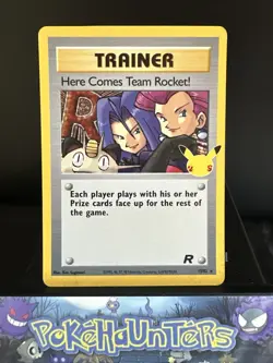 Pokemon Card Here Comes Team Rocket! 15/82 Celebrations Trainer NM - Image 1