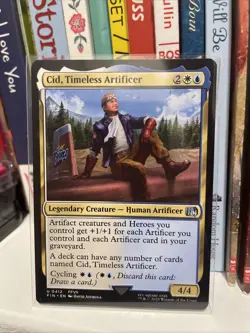 Cid Timeless Artificer 412 MTG Final Fantasy 2025 Mint - 9.0 + Uncommon Non Foil - Image 1