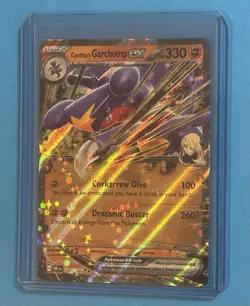 Cynthia's Garchomp EX 104/182 Destined Rivals Pokemon Card - Mint 💎 - Image 2