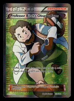 Professor Birch's Observations 159/160 Ultra Rare XY Primal Clash Pokemon Card - Image 1