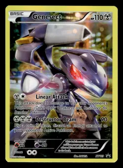Genesect XY119 Holo Rare Black Star Promo Pokemon Card - Image 1