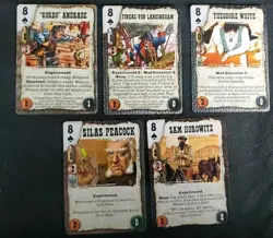 Deadlands Doomtown Boot Hill CCG Card Game Card Lot 8 Eight's Spade Mixed Rare - Image 1
