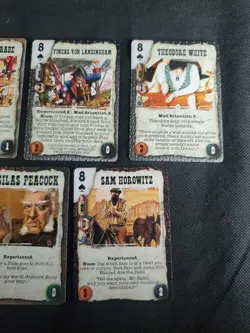 Deadlands Doomtown Boot Hill CCG Card Game Card Lot 8 Eight's Spade Mixed Rare - Image 3