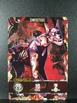 Resident Evil Deck Building Game Replacement Infected Cerberus Boss Card - Image 1