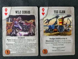 Deadlands Doomtown Boot Hill CCG Card Game Card Lot 9 Nine's Heart LOt Cards - Image 1