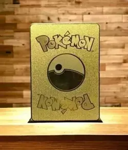 Charizard VMAX Rainbow Pokemon Gold Metal Card Collectible Gift Display - Image 2