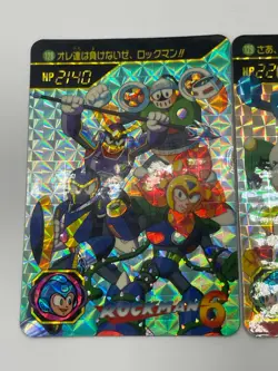 Bandai Carddass Mega Man 6 Prism Card No.128.129 Rockman CAPCOM Japan Vintage - Image 4